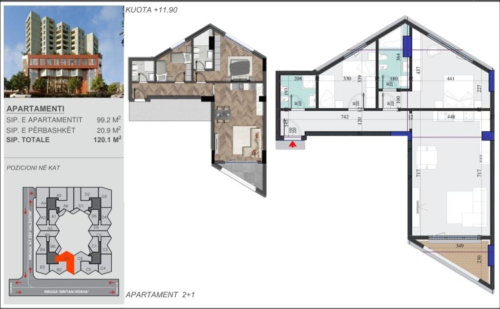 🏢 Appartamento 2+1 Colonnade Residence in Vendita
