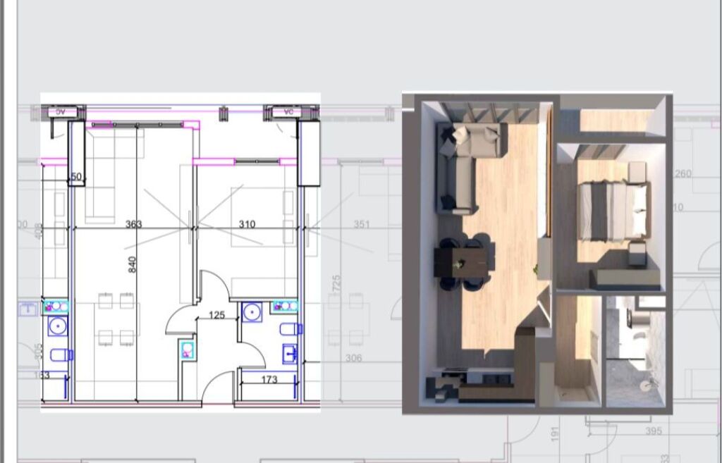Shitet Apartament 1+1 | United Towers of Tirana