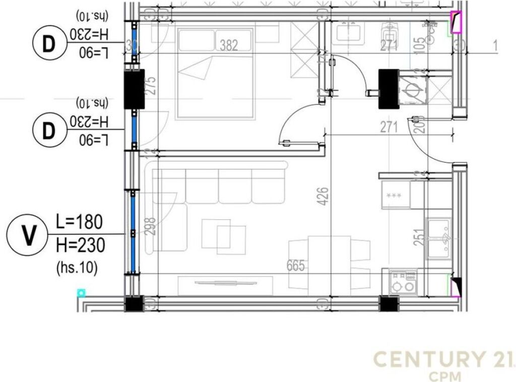 SHITET APARTAMENT 1+1 TEK KODRA E DIELLIT