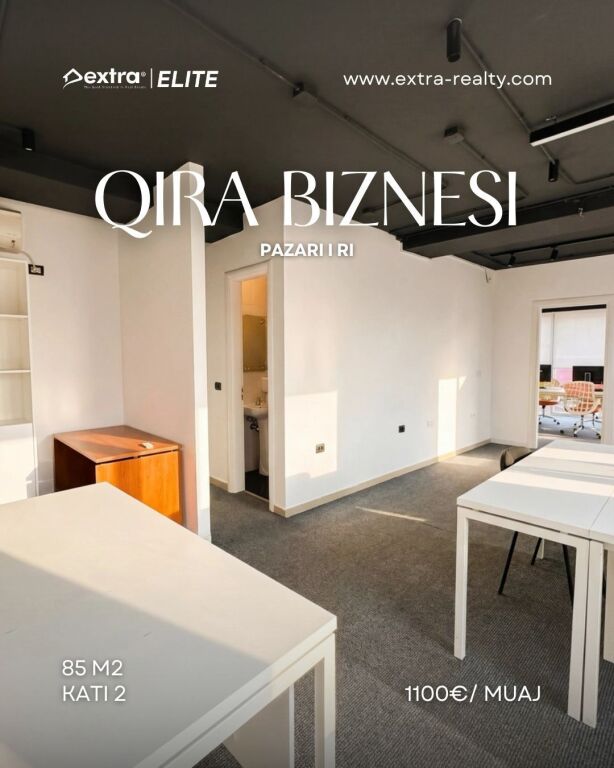 🔥 Jepet Zyrë me Qira + Post Parkimi 🔥 Pazari i Ri, Tiranë