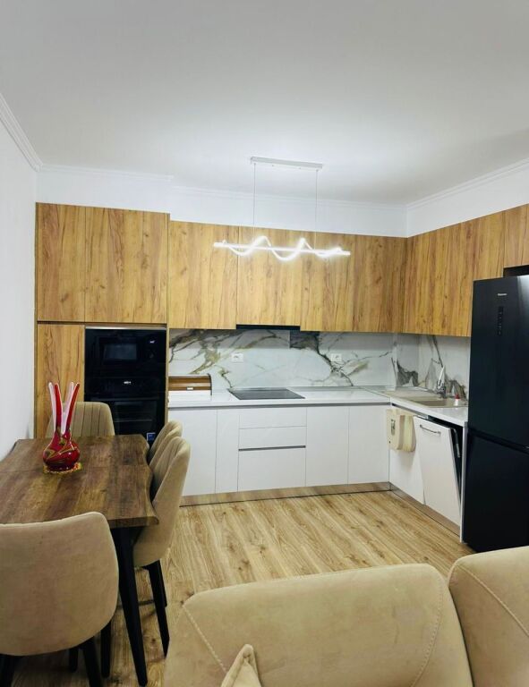 🏢Yzberisht, near Dea Caffe, a 1+1 furnished apartment is for rent. 50,000 Leke