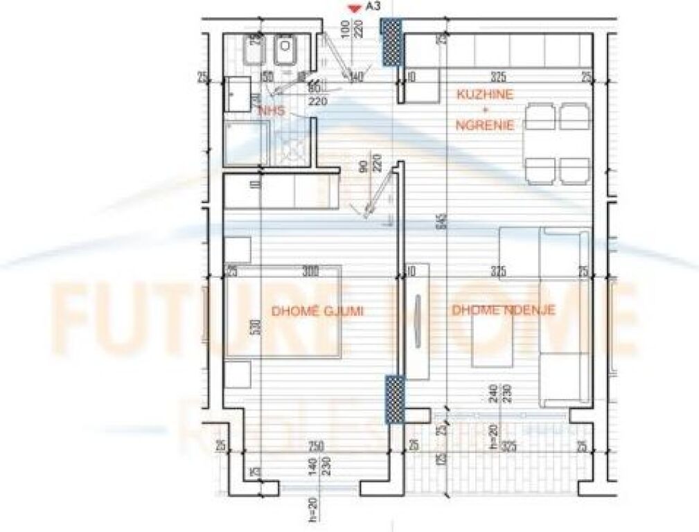 Shitet, Apartament 1+1, Ish Parku, Tirane.