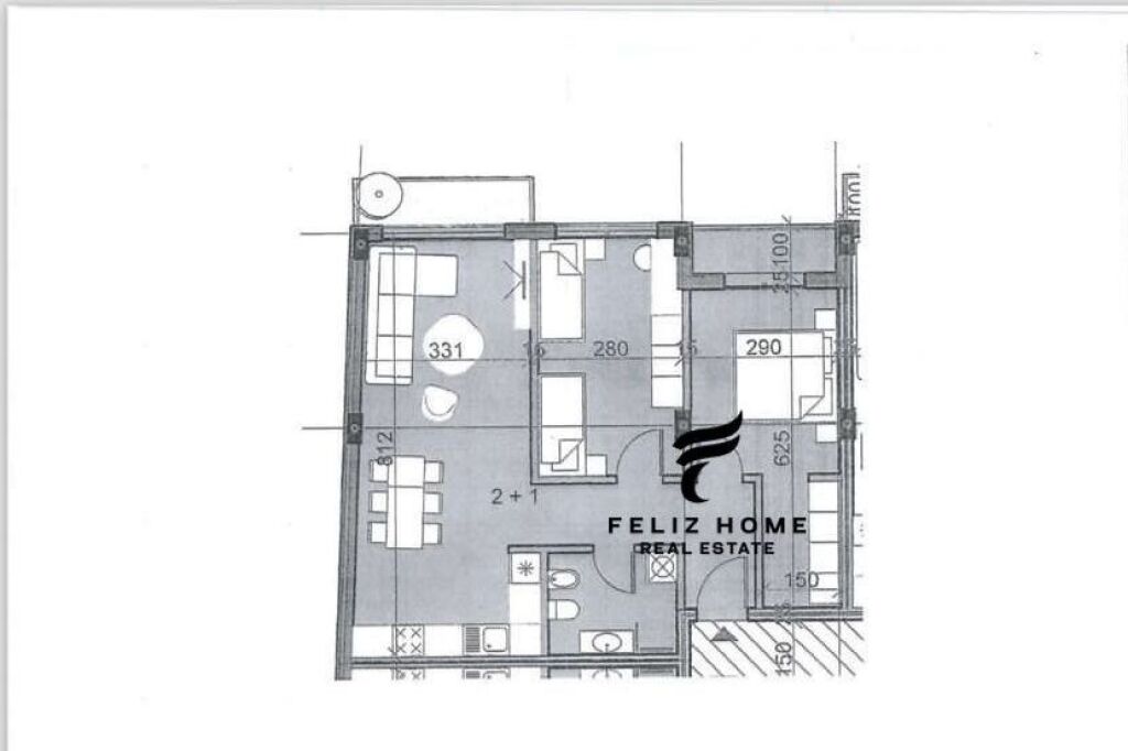 SHITET APARTAMENT 2+1 ISH FUSHA E AVIACIONIT 130.000 EURO