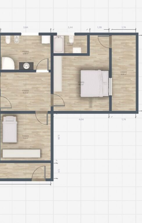 SHITET 141 Meter katror apartment