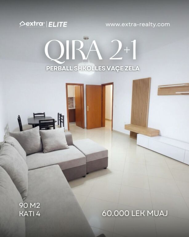 Apartment 2+1 for Rent Don Bosko, Tirana