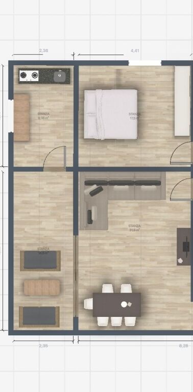 SHITET 141 Meter katror apartment