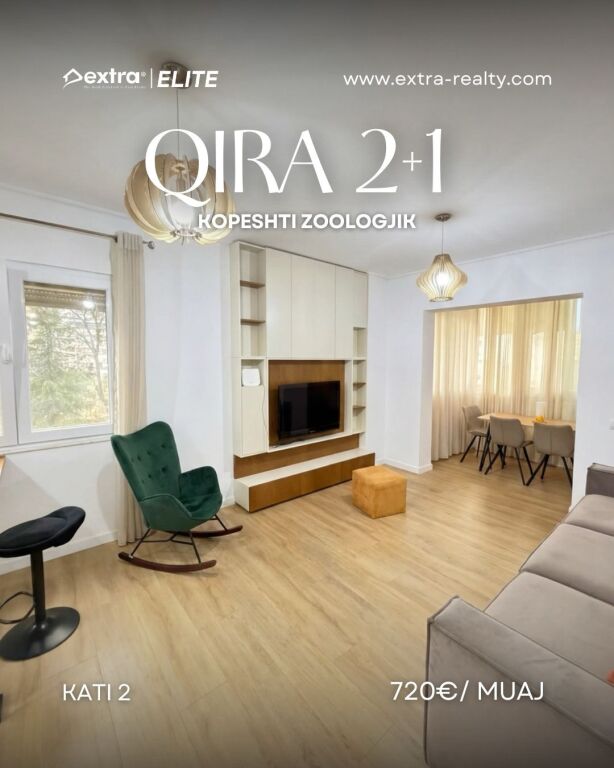 🔥 Modern apartment for rent 2+1 🔥 Zoological Garden, Tirana