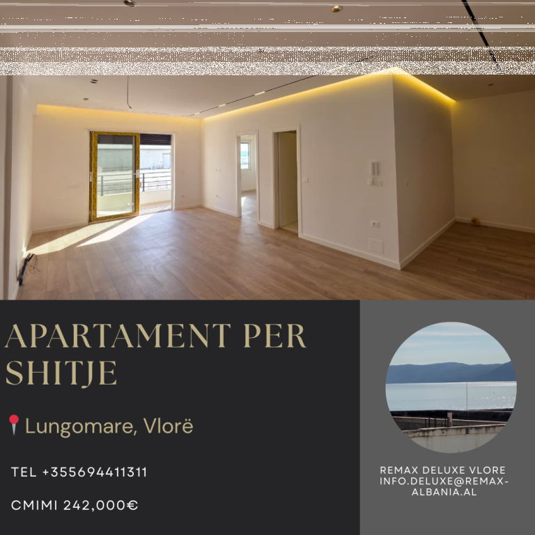 Appartamento 2+1+2 in Vendita – Lungomare, Vlora