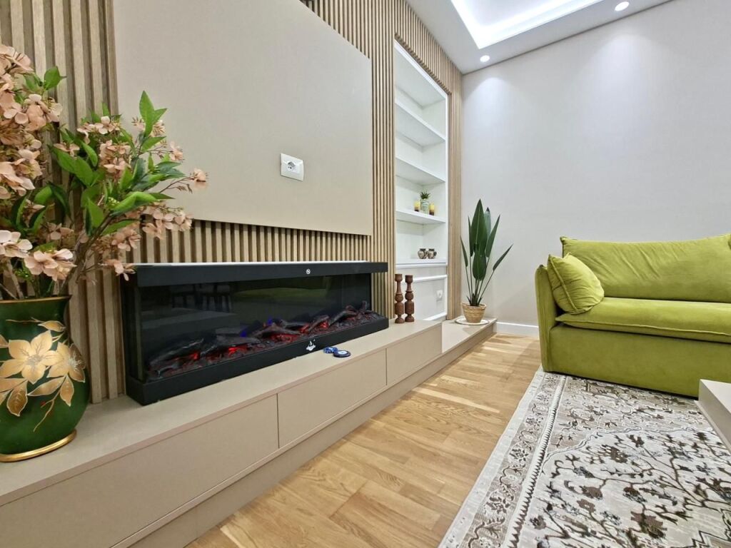 Jepet Me Qira : Luxury Apt. 1+1+ &amp; 1 Bllk (📍Liqeni Artificial / Pavarotti ) ✨️ Hera e parë me qera / 100% e re 🔥🔥 90,000 Lekë / Muaji 💶💶