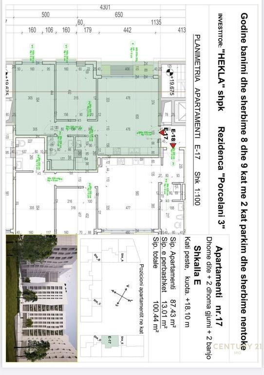 APPARTAMENTO 2+1+2 PRESSO RESIDENZA HEKLA,PORCELLANA