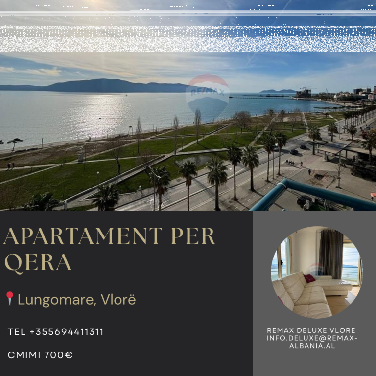 🌊 Appartamento 2+1+2 in Affitto – Lungomare, Vlorë