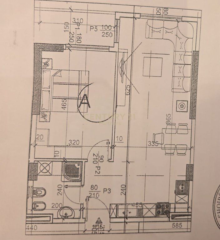 APARTAMENT 1+1 PER SHITJE NE PASKUQAN "REZIDENCA SANEL" FAZE PERFUNDIMTARE 79,975 €