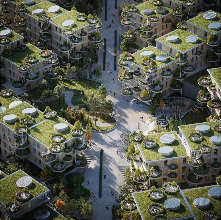 SHITET APARTAMENT 1+1 NE " 1000 ISLAND RESIDENCE" TIRANE, FARKE