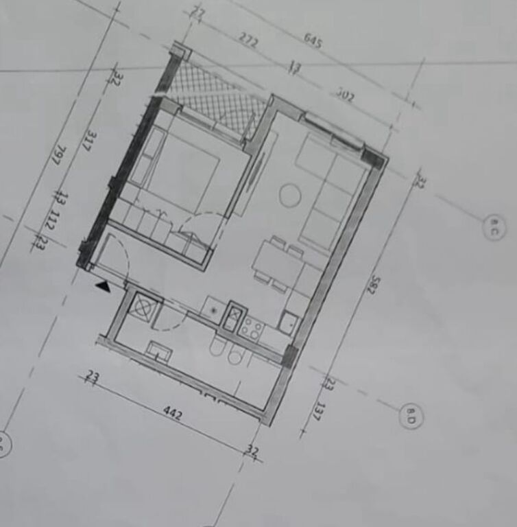 APARTAMENT 1+1 NE SHITJE NE FRESK