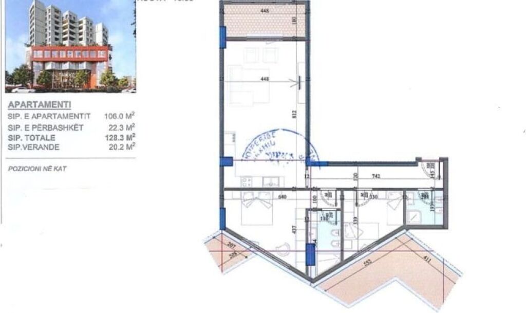 Apartment 2+1 for Sale at Colonnade