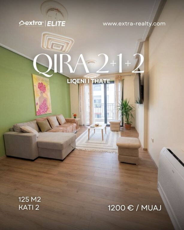 Jepet me Qira Apartament 2+1+2 Liqeni i Thatë, Tiranë