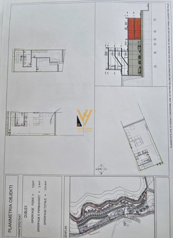 SHITET DUPLEX 2+1+2 TE REZ.SWAN LAKE, FARKE 190.000 EURO