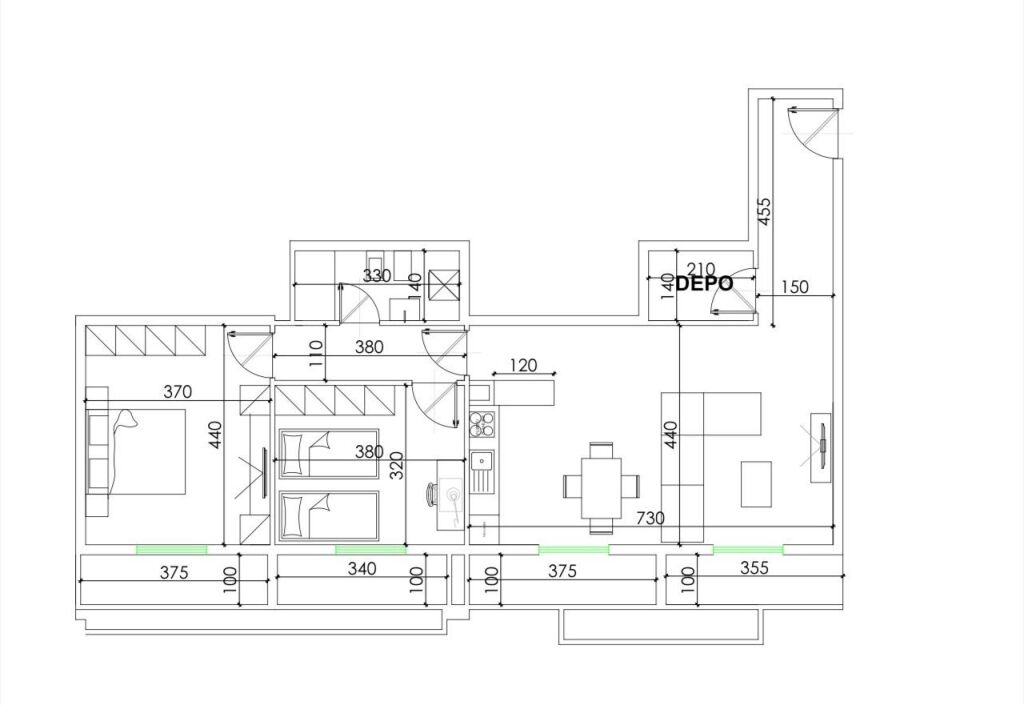 SHITET APARTAMENT 2+1 5 MAJI 189.000 EURO