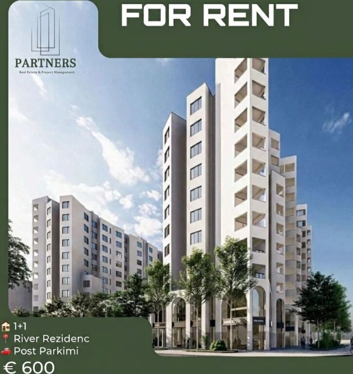 Apartment 1+1 Furnished for Rent at River Residence –