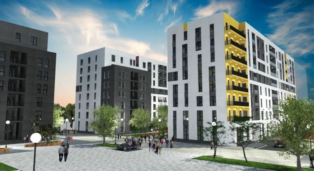 Shitet AP: 2+1+2 Wc &amp; Ballkon📍(Ish Shqiponja ) 🔵Kompleksi Tirana Entry II 🔵87.4 m² 🔆 113.6K ma perkthe italisht dhe anglisht