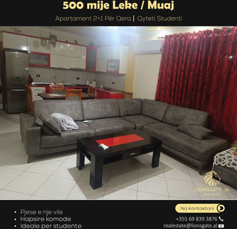 Apartment 2+1 for rent