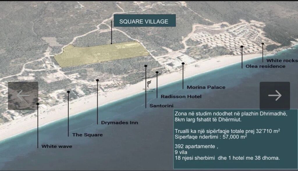 SHITET APARTAMENT 2+1 DRIMADHES 272.800 EURO FH-57932