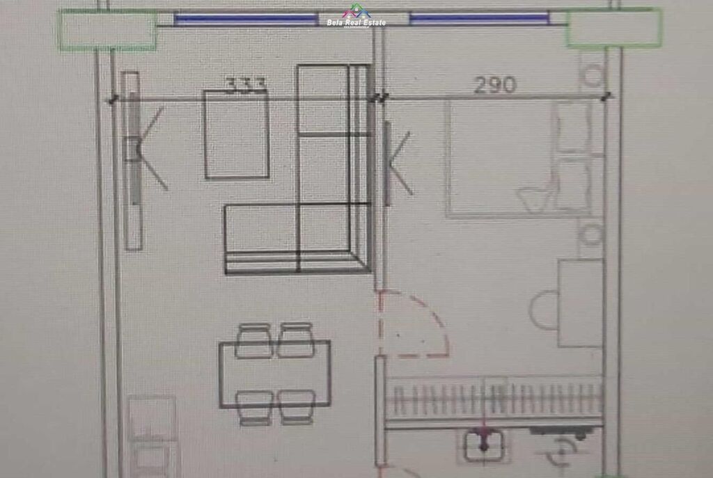 Apartament Ne Shitje 1+1 Ne Shengjin ( ID B110534) Lezhe