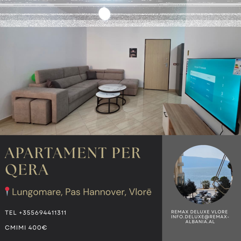 Appartamento 1+1 in Affitto – 400€ / Mese