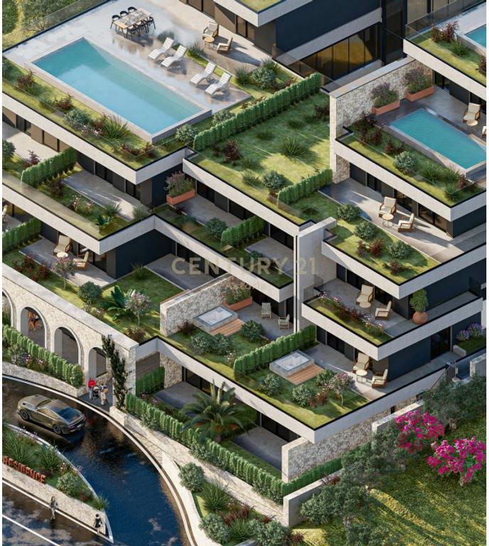 APARTAMENT 1+1 NE SHITJE TEK GREEN TERRACE RESIDENCE, PALASE