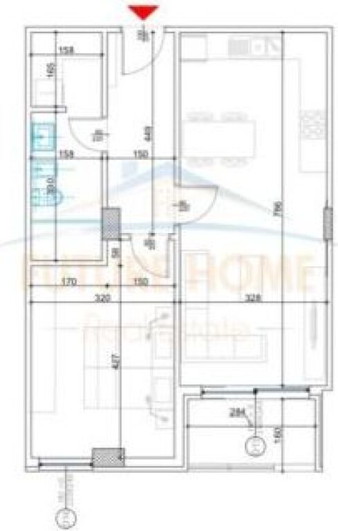 For sale, Apartment 1+1, Dry Lake