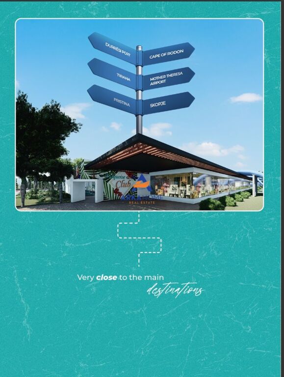 SHITET APARTAMENT 1+1+ BALLKON "DURRES , HAMALLAJ" 205.000 EURO