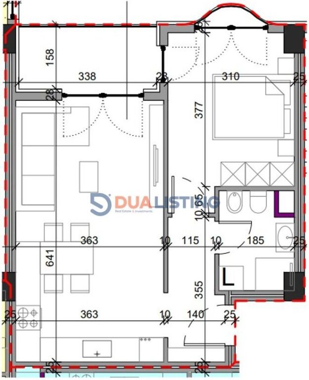 Shitet Apartament 1+1– Aluna 2, Paskuqan