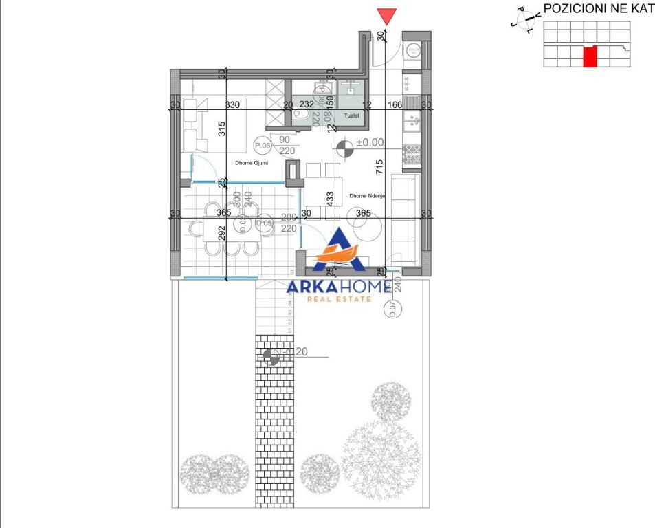 SHITET APARTAMENT 1+1+ BALLKON "DURRES , HAMALLAJ" 205.000 EURO
