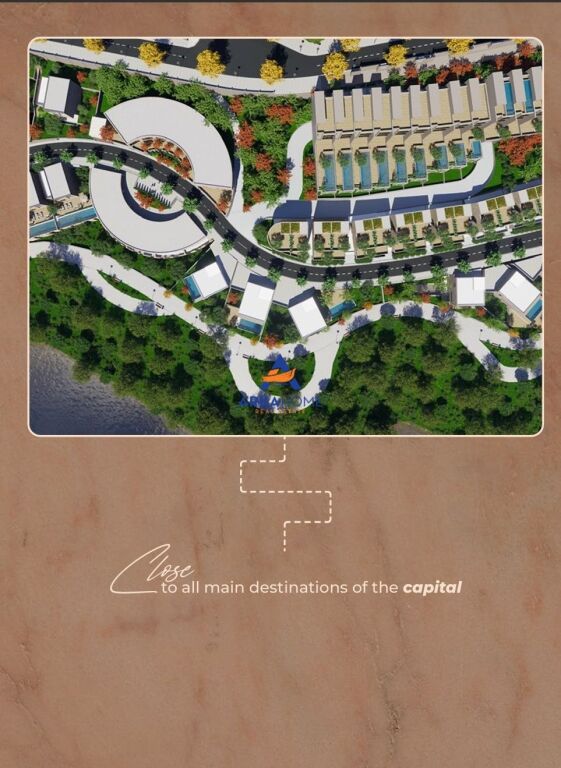 3 FLOOR VILLA FOR SALE "FARK , SWAN LAKE RESIDENC" 702,718 EURO