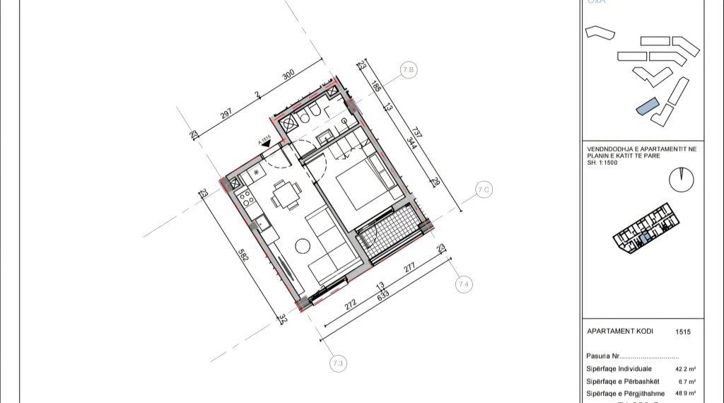 Vendesi Appartamento 1+1 Residenza Oxa Fresk 73.000 Euro