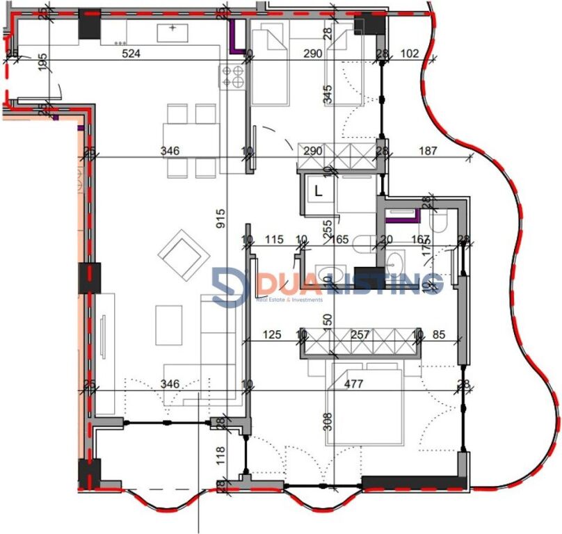 Appartamento 2+1+2 in vendita – Aluna 2, Paskuqan