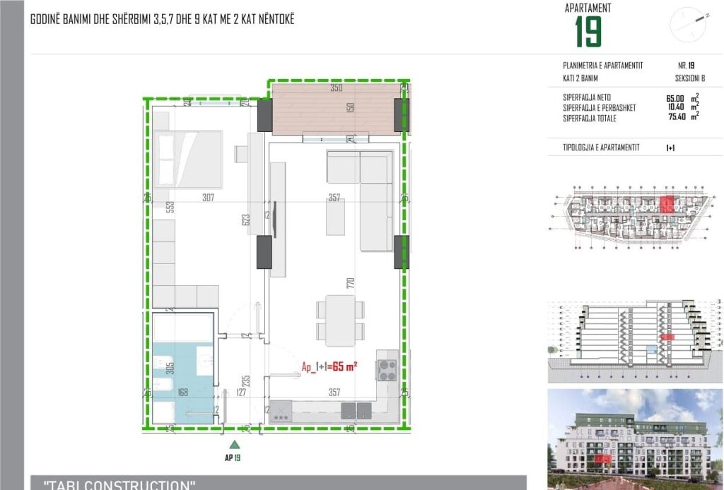 🏢 Arden Hill Residence Shitet Apartament 1+1