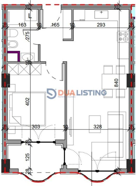 Shitet Apartament 1+1– Aluna 2, Paskuqan