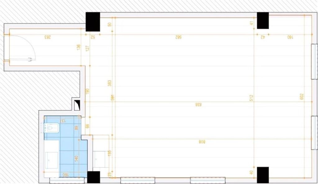 OPPOSITE TOPTAN, OPEN SPACE OFFICE FOR RENT!