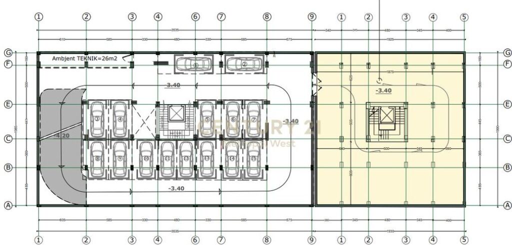 Parking for sale in Kombinat, Tirana