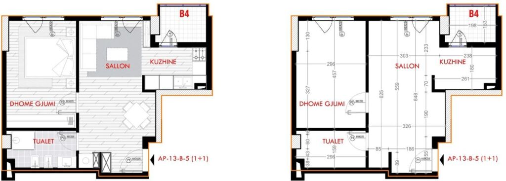 Apartament 1+1 per shitje tek 21 Dhjetori