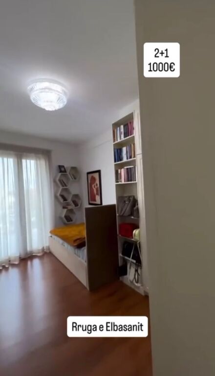 Apartament 2+1 me qira tek Rruga Elbasanit