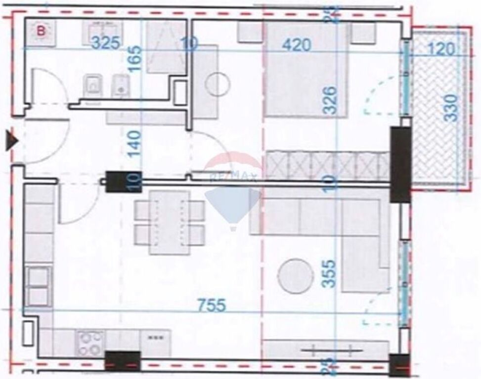 Appartamento 1+1 in vendita a Paskuqan