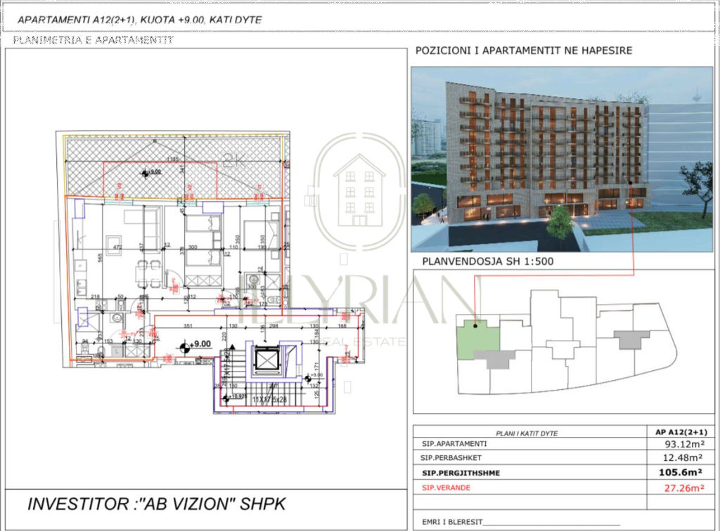 Apartment 2+1 for sale-Ali Demi
