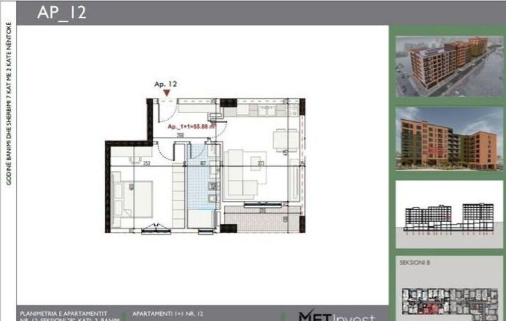 🏡 Appartamento 1+1 in Vendita – Ringside Residence