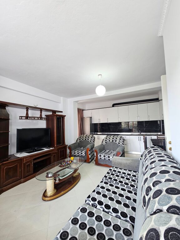 In Fresk, a newly furnished 1+1 apartment is for rent Near the last station of Porcelani Floor 1 building In a new complex