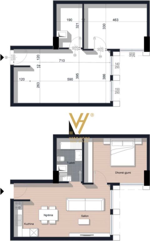 FOR SALE APARTMENT 1+1 AT UNICO RESIDENCE, BLOCK 317,000 EURO