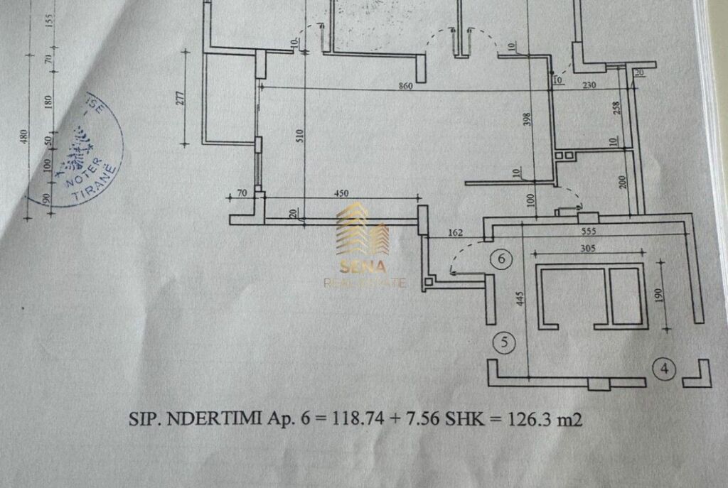 Shitet, Apartament 3+1+2+Blk, Porcelan, 219,000 Euro