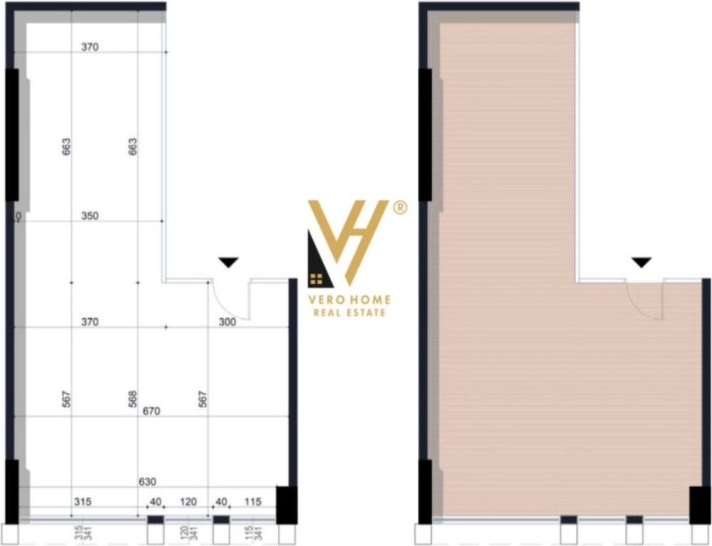 OFFICE FOR SALE 80 M2 AT UNICO RESIDENCE, BLLOK 520,000 EURO