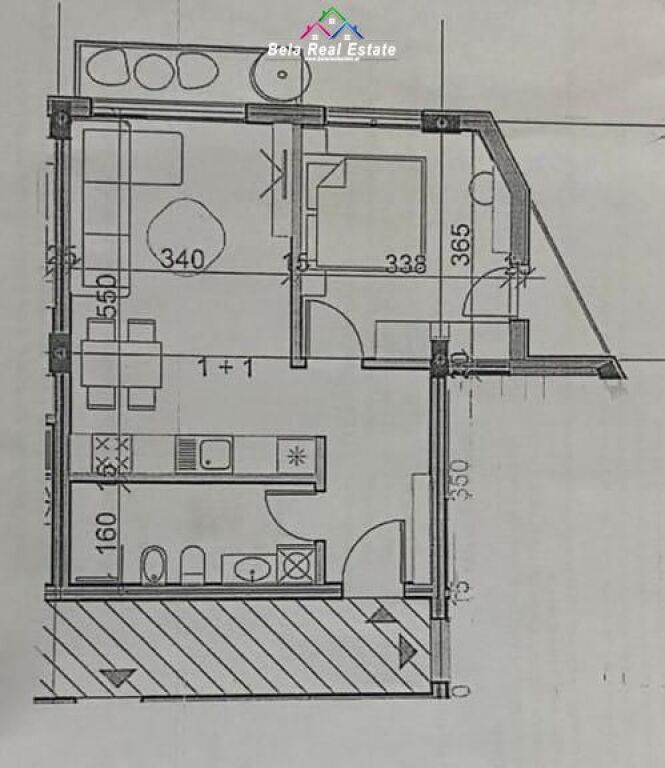 Apartament Ne Shitje 1+1 Tek Fusha e Aviacionit ( ID B110549) Tirane